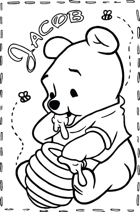 Printable Pooh Coloring Pages Sketch Coloring Page