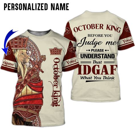 Personalized Name October Guy 3d All Over Printed Clothes Nqdt051110