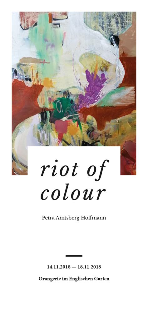 Check spelling or type a new query. Riot of Colour | Englischer Garten München Orangerie