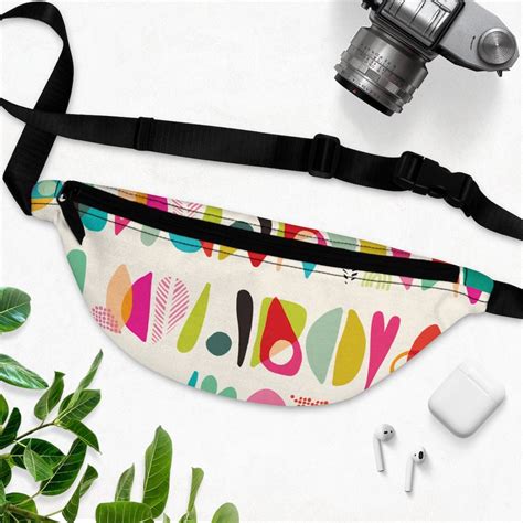 Fanny Pack Colorful Fanny Pack Fun Fanny Pack Bag T Etsy