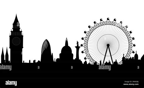 Big Ben Structure London Eye Stock Vector Images Alamy
