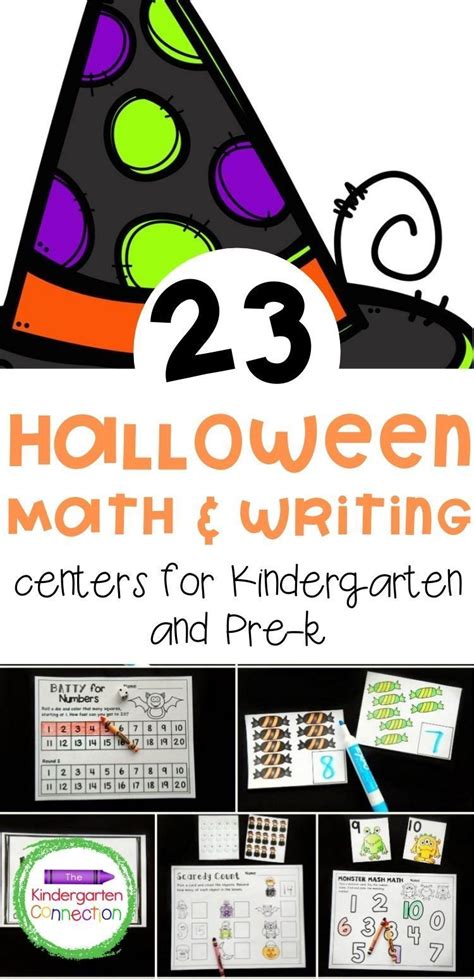 Halloween Centers And Activities For Pre Kkindergarten In 2020 Math