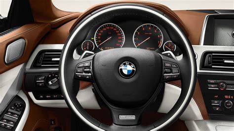 Black And Gray Bmw Steering Wheel Bmw 6 Car Hd Wallpaper Wallpaper