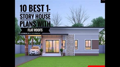 Single Storey Modern Flat Roof Houses Boral Concrete Roof Tiles Sure