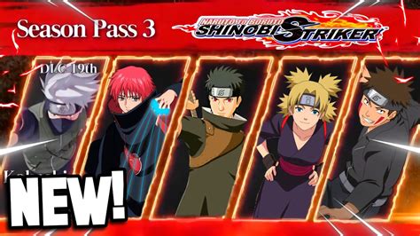 All Season 3 Dlc Characters In Naruto To Boruto Shinobi Striker Youtube