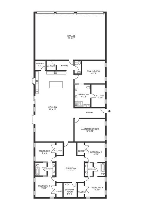 The Seven Best 4 Bedroom Barndominium Floor Plans With Pictures