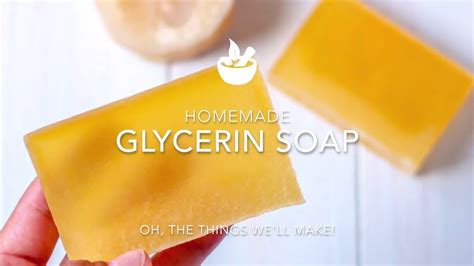 Homemade Glycerin Soap Recipe From Scratch Youtube