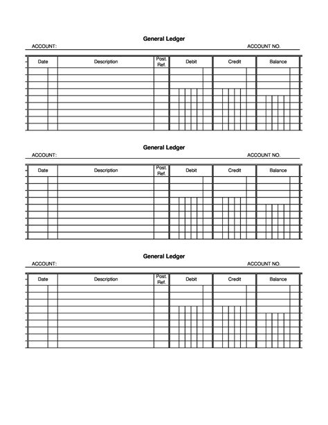 38 Perfect General Ledger Templates [Excel, Word] ᐅ TemplateLab