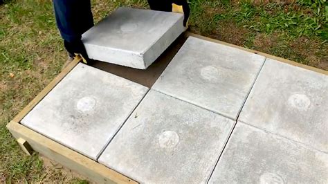 Quick And Easy Concrete Foundation Pad Build One Without Pouring Concrete Hot Tub Patio Diy
