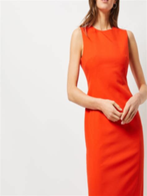Buy Dorothy Perkins Women Orange Solid Sheath Dress Dresses For Women 9752415 Myntra