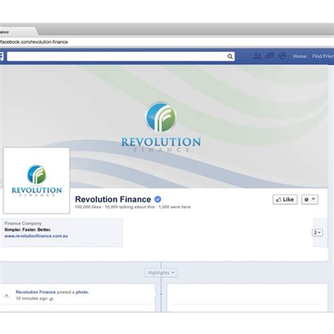 Design A Clean Modern Facebook Header For A Finance Company Social