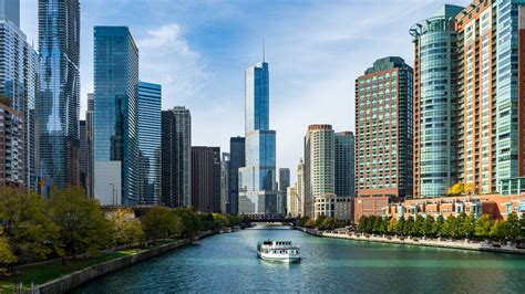 Wallpaper Id 4174 City River Buildings Chicago Usa 4k Free Download