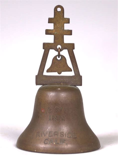 Mission Inn Riverside Ca Brass Bell C1920s California Historical