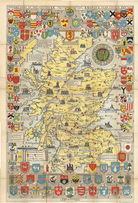 I Found This Historical Old Map Of Scotland From The 50s Rscotland