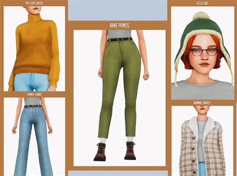 Sims 4 Female Autumn Maxis Match Cc Collection The Sims Book