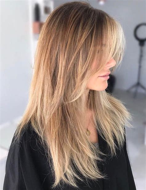 Collection Of Long Layered Shag Hairstyles With Balayage