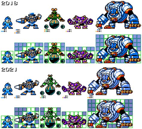 Megaman 8 Bit Sprite