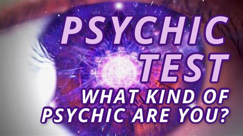 Psychic Test What Kind Of Psychic Are You Youtube