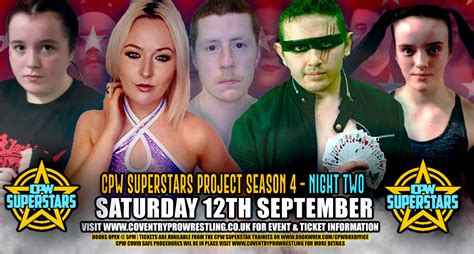 Cpw Superstars Project Season 4 Night Two Coventry Pro Wrestling