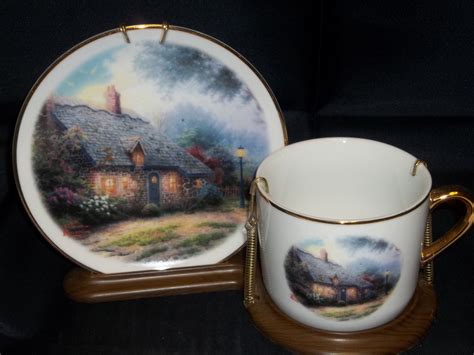 Thomas cup is associated with. Thomas Kinkade "Moonlight Cottage" Porcelain Cup and ...