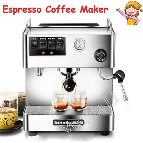 Cafetera Espresso semiautomática de 220V máquina de café para uso