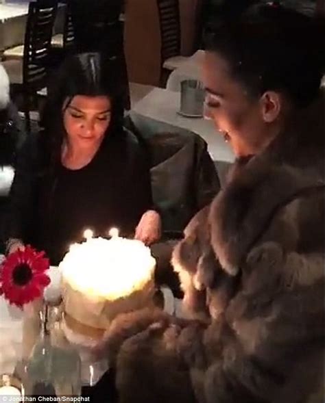 Kourtney Kardashian Celebrates 37 With Several Sweet Treats On Holiday In Iceland Daily Mail