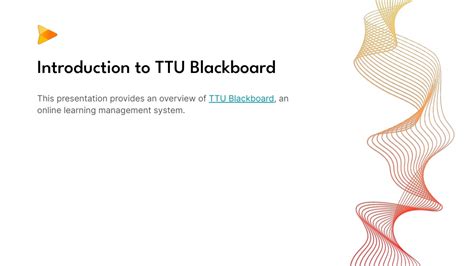 Ppt Introduction To Ttu Blackboard Powerpoint Presentation Free