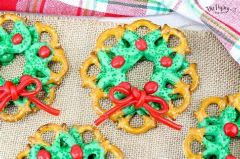 Pretzel s'mores bites from well plated. Chocolate Pretzel Christmas Wreaths - The Flying Couponer