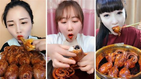 Asmr Amazing Mukbang Spicy Octopus Eating Show Compilation Satisfy