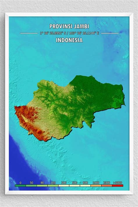 Peta Relief Provinsi Jambi Peta Indonesia