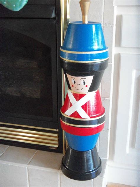 Pin By Bonnie James On Crafts Clay Pot Crafts Nutcracker Crafts