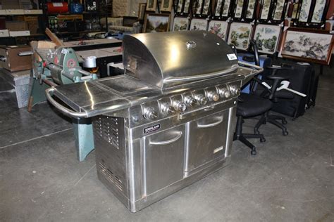 Stainless Steel Kirkland Signature Bbq With Rotisserie And Oven With