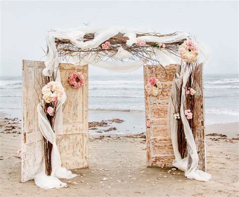 Contact beach weddings alabama to set up your beach wedding venue! Vintage Doors as Wedding Decor - Quirky Parties