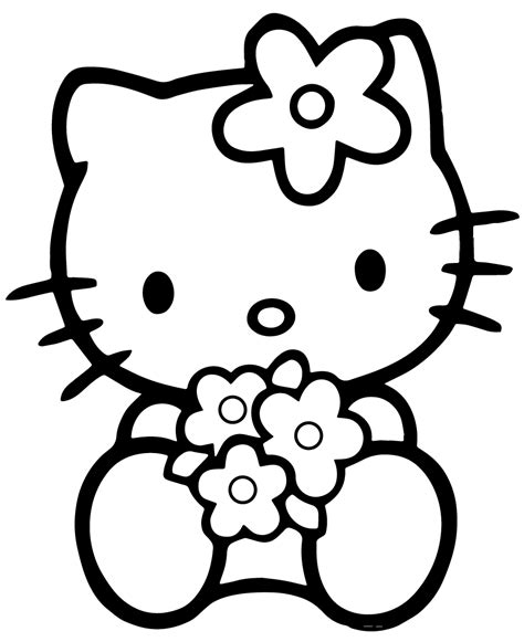Disegni da colorare principesse hallo kitty coloratutto. 71 Disegni Hello Kitty da Colorare per bambine