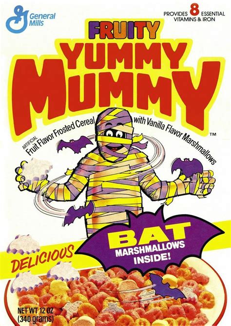 Fruity Yummy Mummy 1989 Yummy Mummy Cereal Kids Cereal