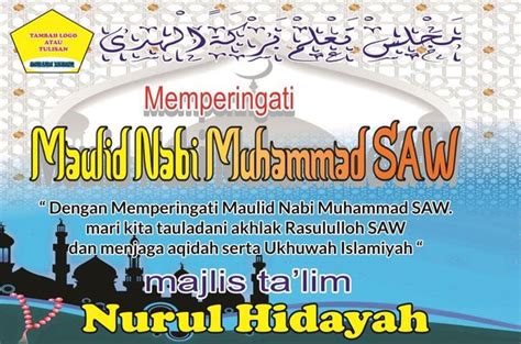 Jual Spanduk Banner Maulid Nabi Muhammad Saw Di Lapak Sukaku Design