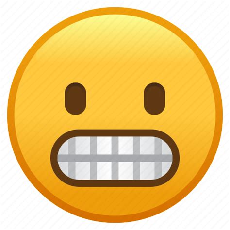 Emoji Face Grimacing Smiley Icon Download On Iconfinder
