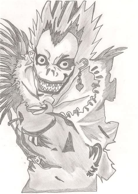 Ryuk Death Note Shinigami By Dorian Acosta15 On Deviantart