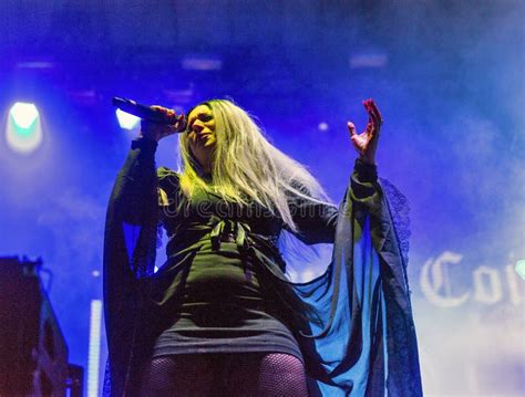 Lacuna Coil Performs Live At Atlas Weekend Festival Kiev Ukraine
