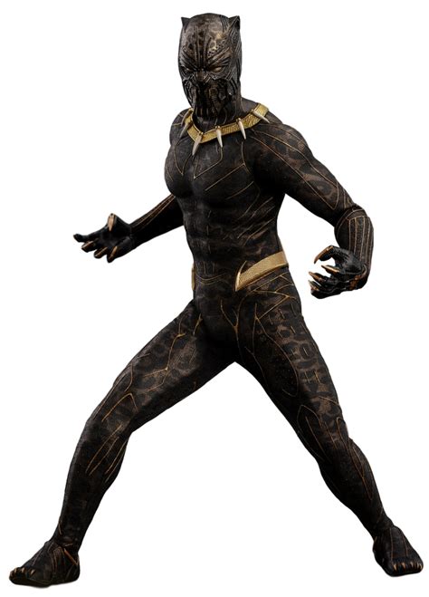 Erik Killmonger Gold Jaguar 2 Transparent By Camo Flauge Black