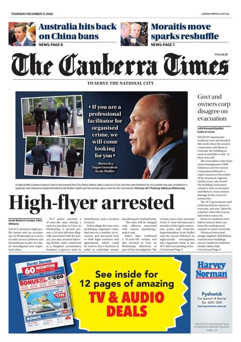 Todays Paper The Canberra Times Canberra Act