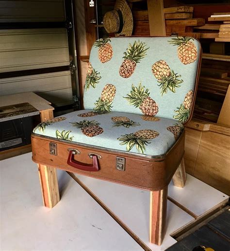 Suitcase Chair Koffersessel Suitcase Chair Chair Wood Pallets
