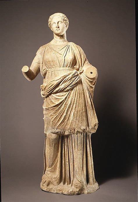 Marble Statue Of A Woman Greek Attic Late Classical The Met In