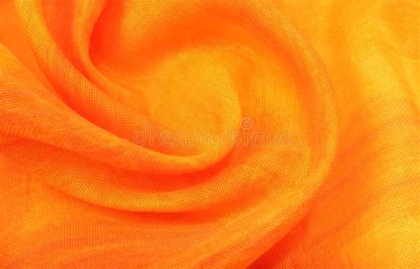 Texture Background Pattern Orange Silk Fabric For Drapery Abstract