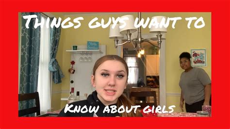 Things Guys Want To Know About Girls W Molly Youtube