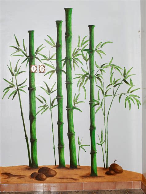 Bamboo Wall Painting By Al Abbasi On Deviantart