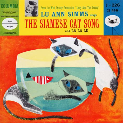 Maybe you would like to learn more about one of these? DisneylandRecords.com - J-226 The Siamese Cat Song