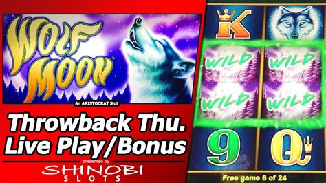 Wolf Moon Slot Tbt Live Play And Free Spins Bonuses Youtube