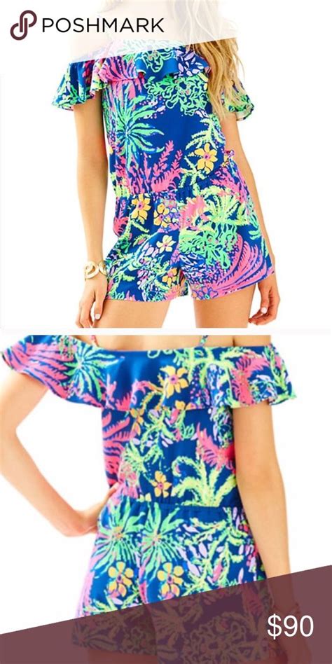 Nwt Lilly Pulitzer Klea Romper Xs Nice Rompers Lilly Pulitzer Rompers