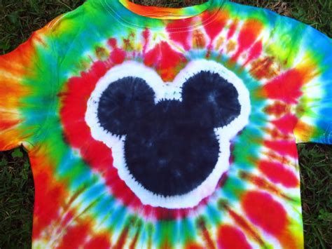 Hippies Child Teach Yourself Tie Dye Mickey Head